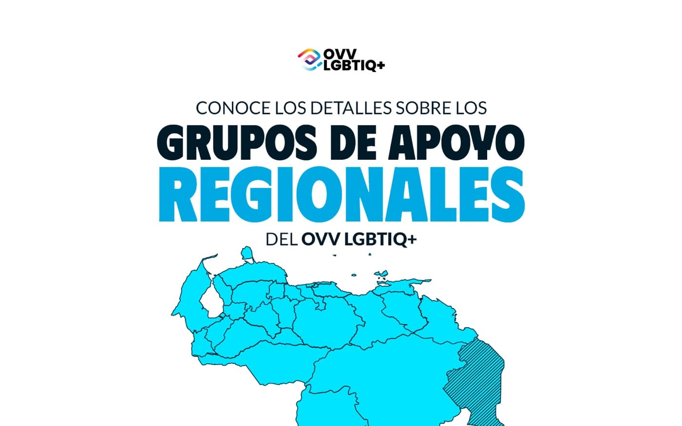 Conoce los detalles sobre los grupos de apoyo regionales del OVV LGBTIQ+