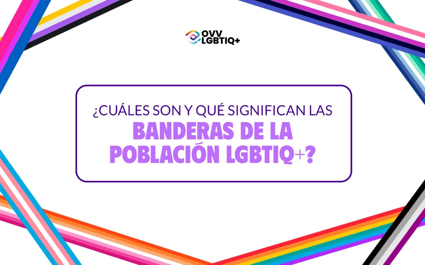Portada · ¿Cuáles son y qué significan las banderas de la población LGBTIQ+?