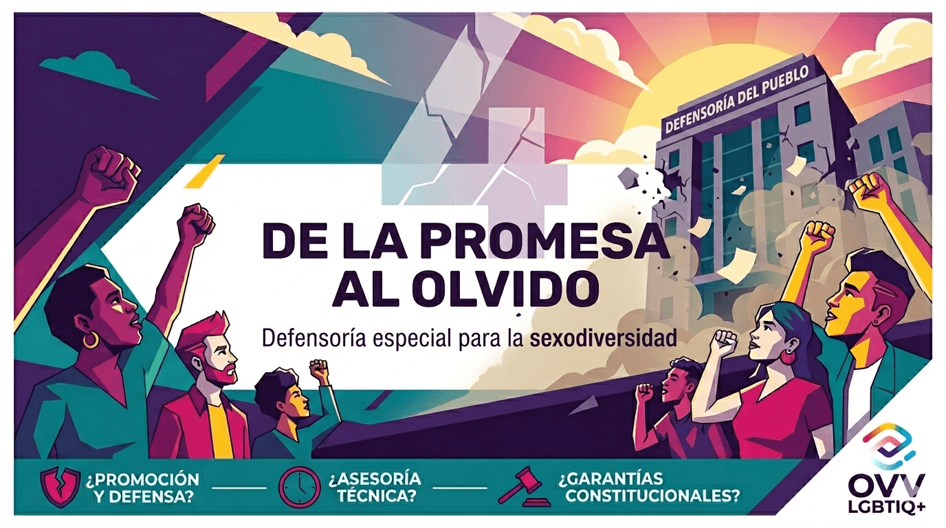 El papel mojado de la institucionalidad: la omisión en la Defensoría para la Sexodiversidad.