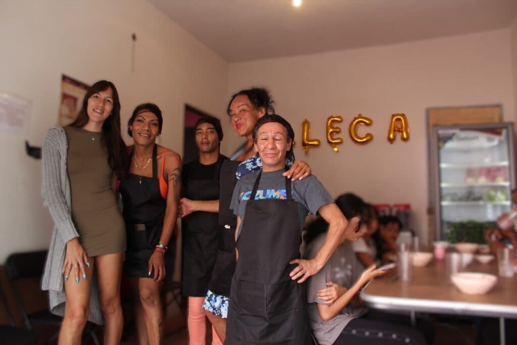 Lleca, el primer comedor comunitario gestionado y atendido por personas trans en México